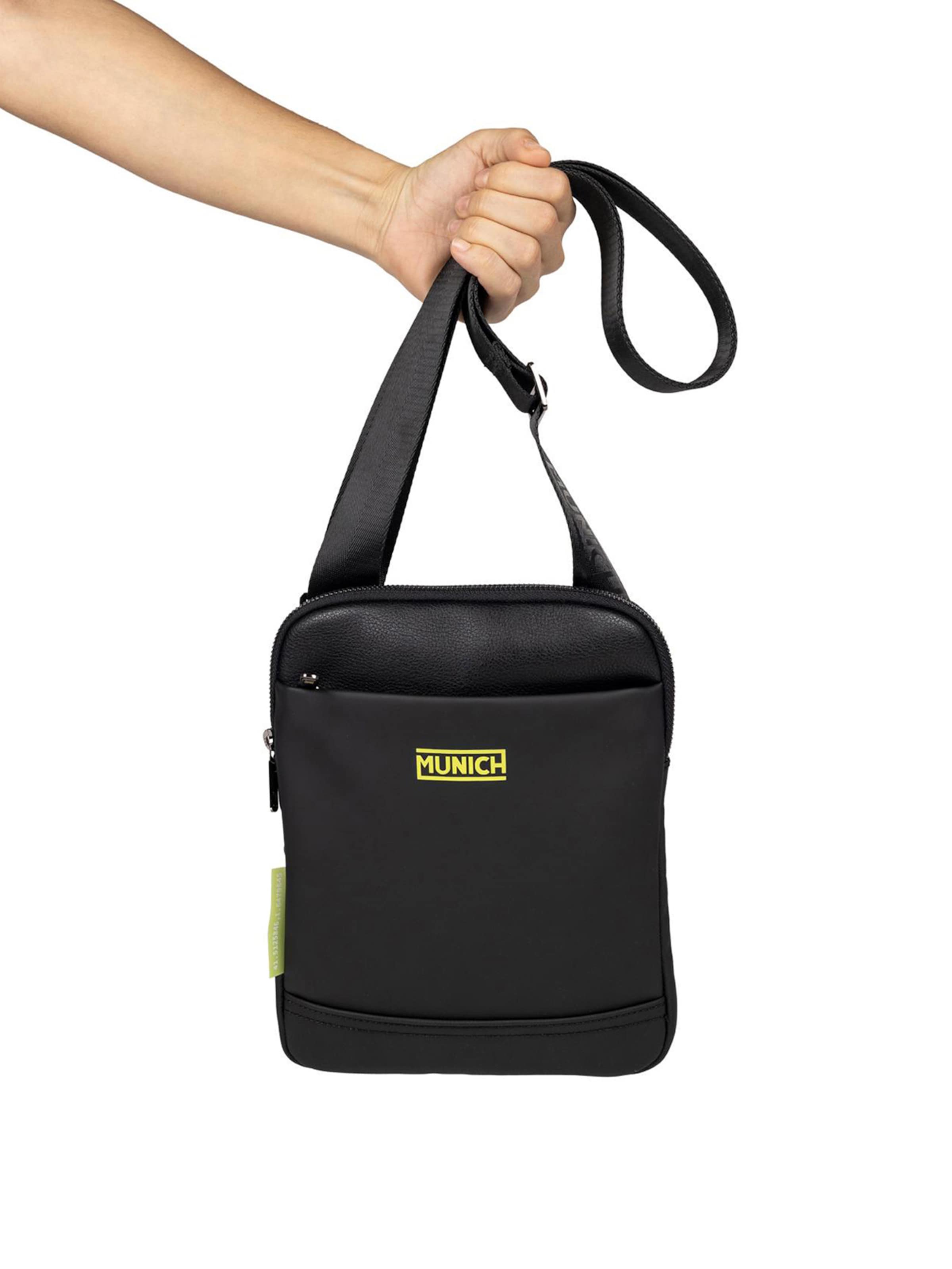 juoda MUNICH Rankinė su ilgu dirželiu ' JUNGLE '