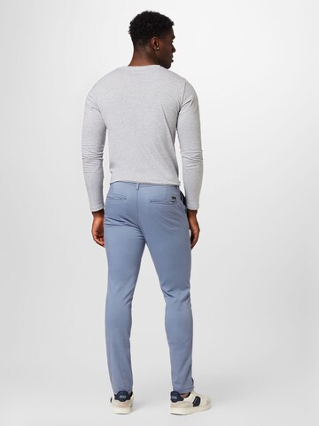 JACK & JONES Slimfit Chino kalhoty 'Marco Bowie' – modrá