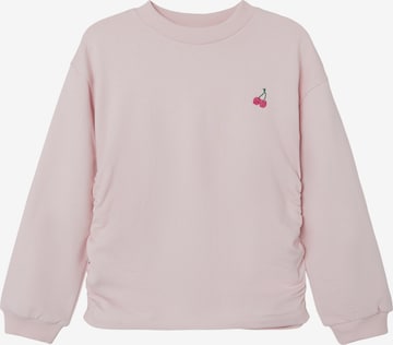 NAME IT Sweatshirt 'Drisine' i pink: forside