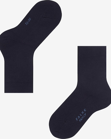 FALKE Socks 'Family' in Blue: front