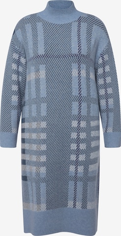 Ulla Popken Knitted dress in Blue: front