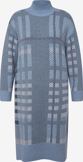 Ulla Popken Robes en maille en bleu clair, Vue avec produit