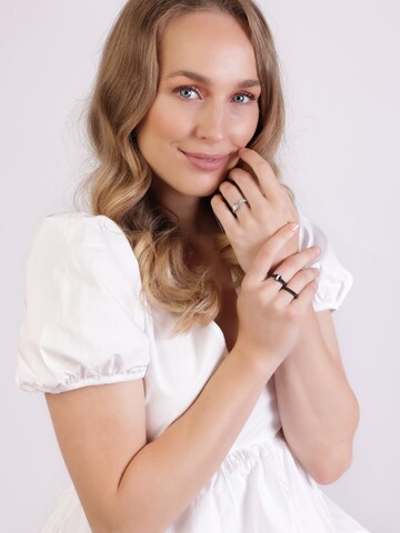 Lucardi Ring in Black: front