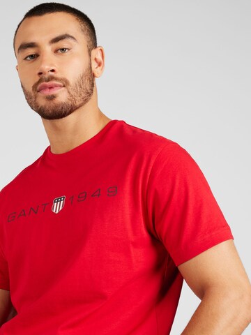 T-Shirt GANT en rouge