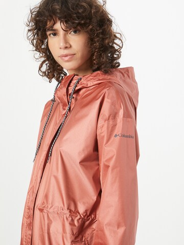 COLUMBIA - Sobretudo outdoor 'Splash Side' em vermelho