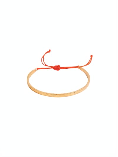 Les Reines Armband 'Reddish Elegance' in de kleur Goud, Productweergave