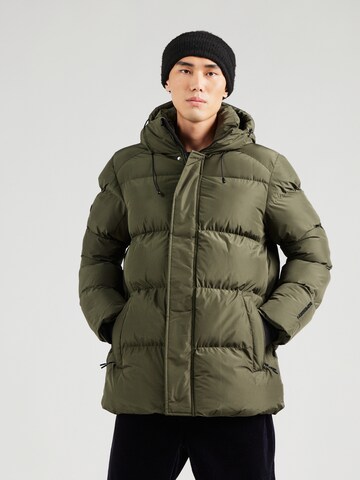 Superdry Zimní bunda '5 Baffle' – zelená: přední strana