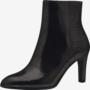 Bottines Tamaris en noir : devant