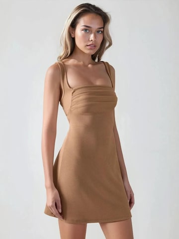 Hiccup - Vestido em castanho