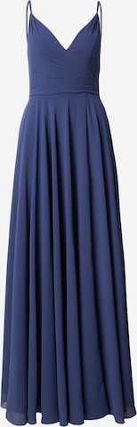 mascara - Vestido en azul: frente