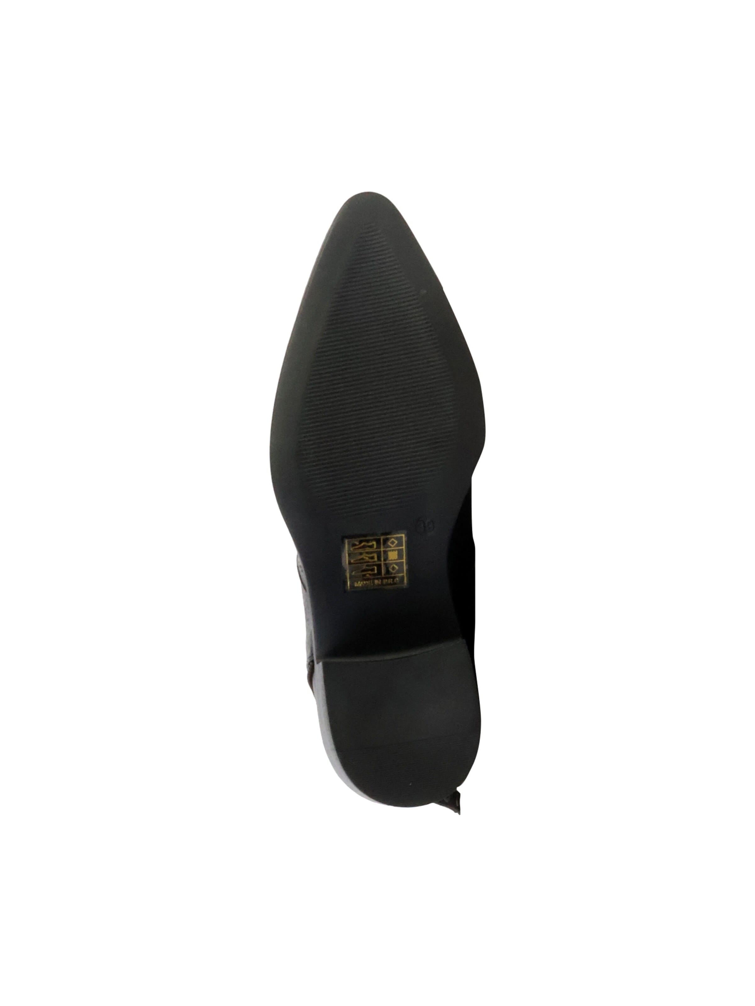 Super Mode Ankle boots 'Supermodische Stiefeletten mit Reißverschluss' in Black