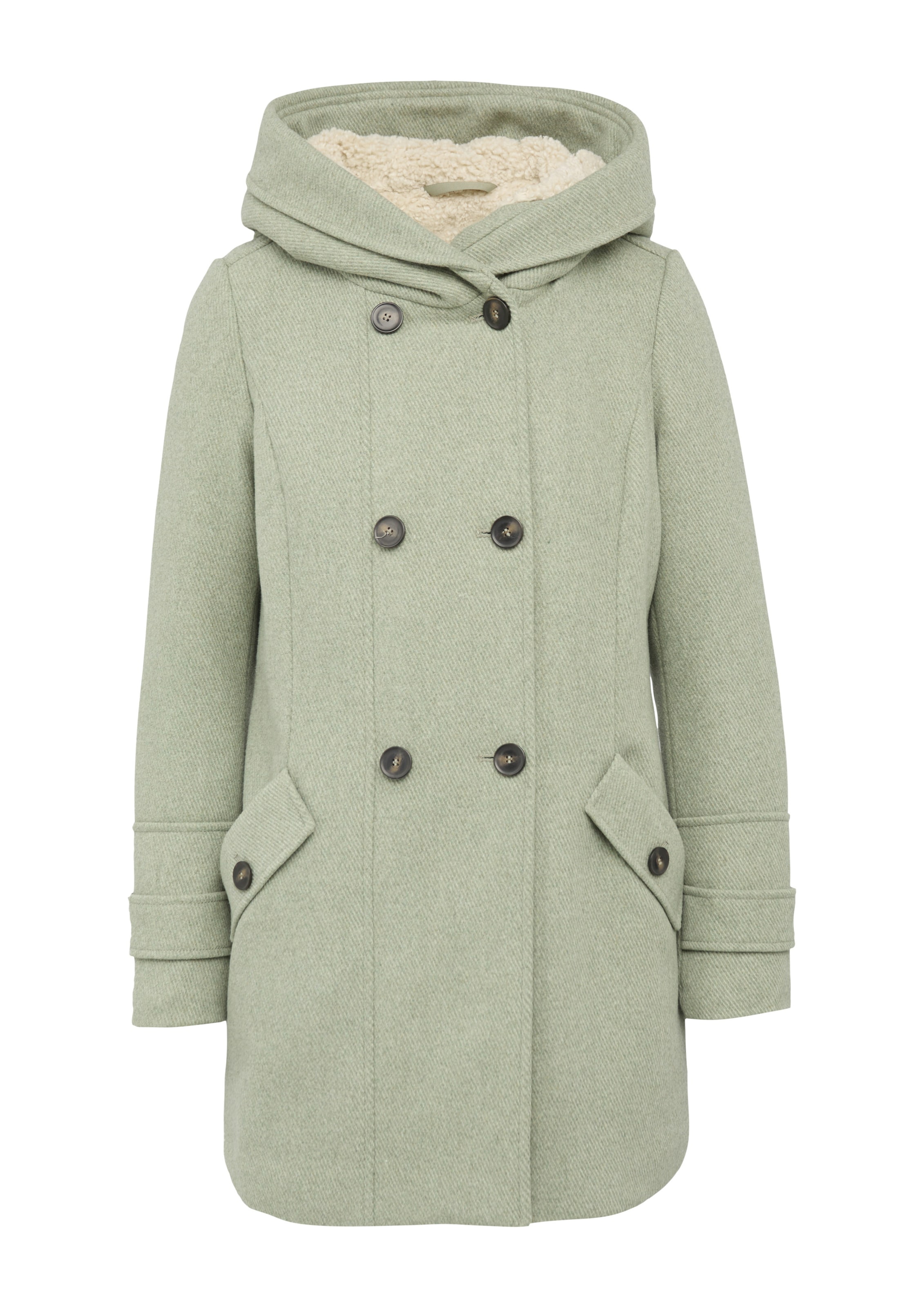 s.Oliver Tussenmantel in Groen: voorkant