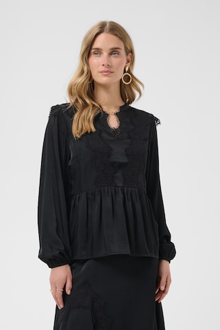 Cream - Blusa em preto: frente