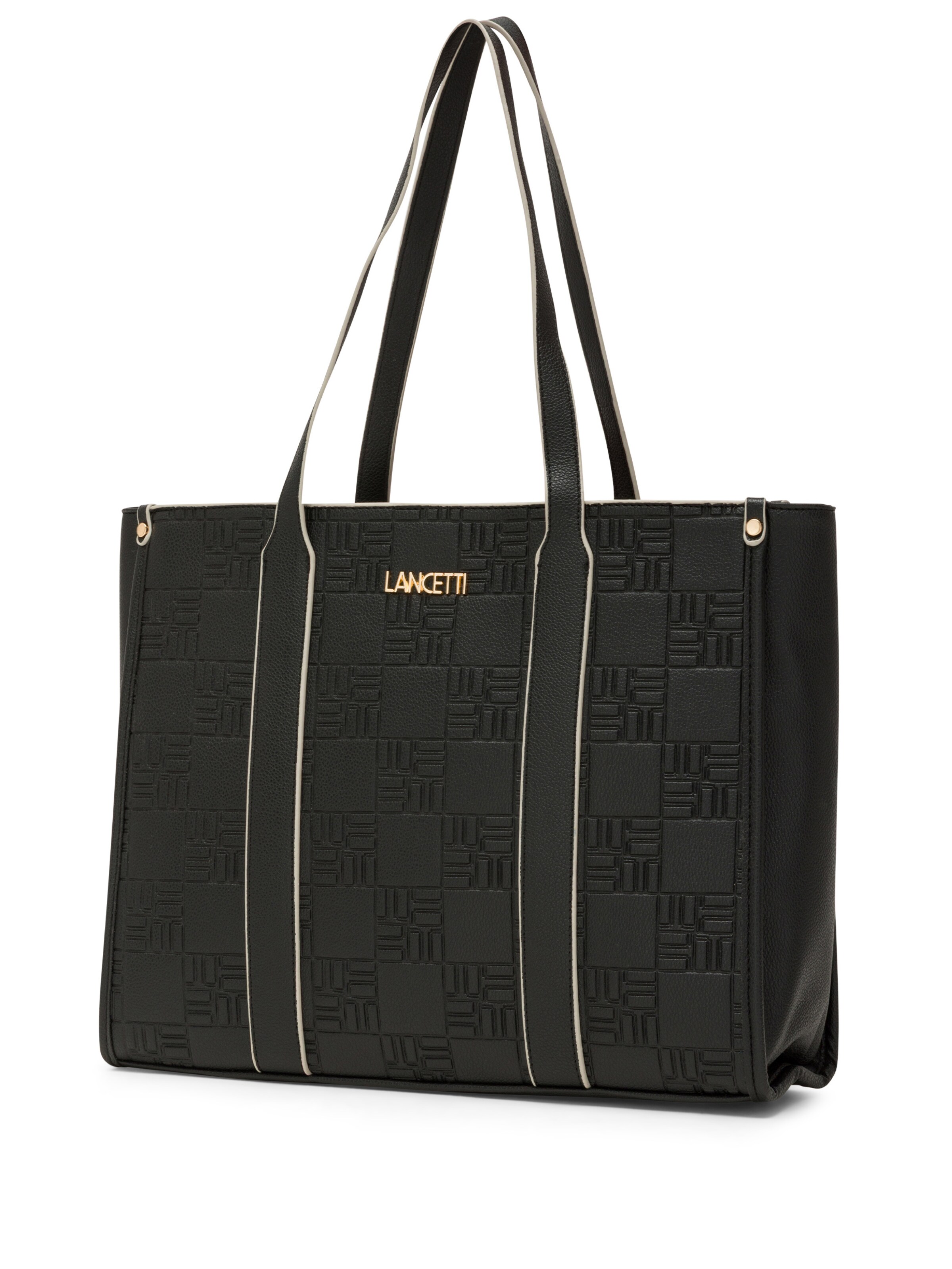 Shopper 'Geniver 3' di Lancetti in nero