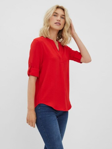 VERO MODA Blouse in Rood: voorkant