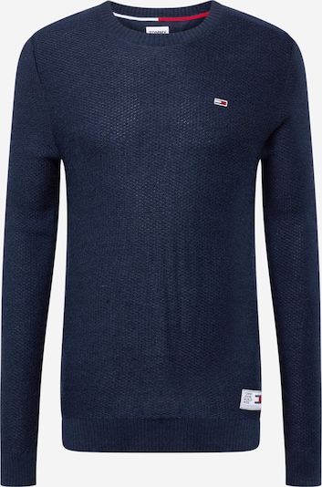 Tommy Jeans Pullover in navy / blaumeliert / rot / weiß, Produktansicht