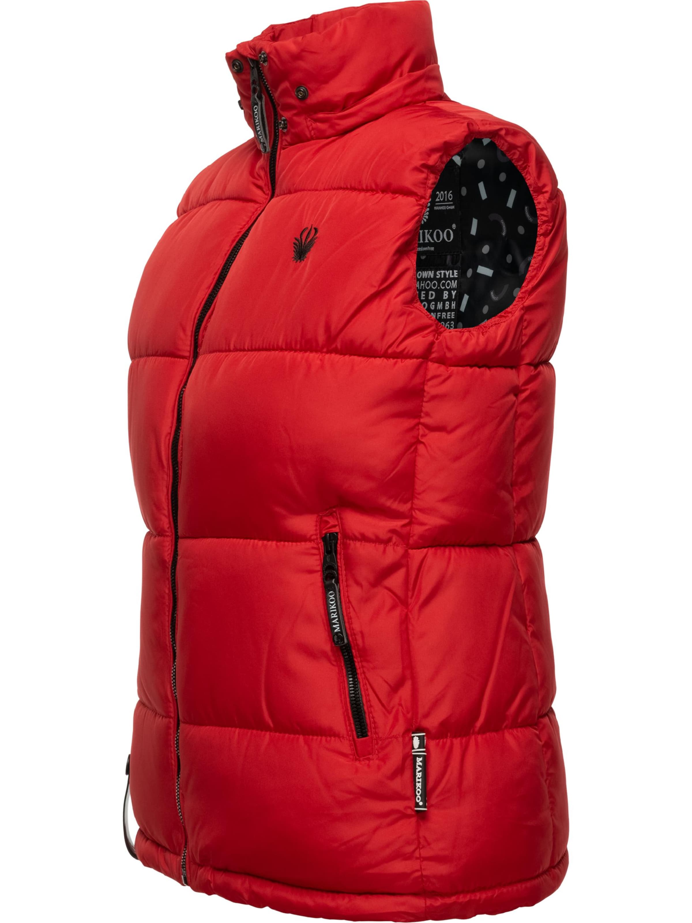 MARIKOO Vest 'Eisflöckchen' i rød