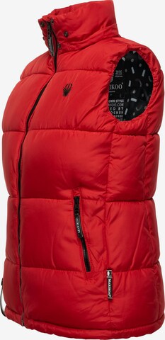 MARIKOO Bodywarmer 'Eisflöckchen' in Rood