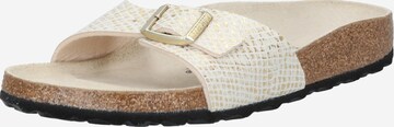 BIRKENSTOCK Mule 'Madrid' in Beige: front