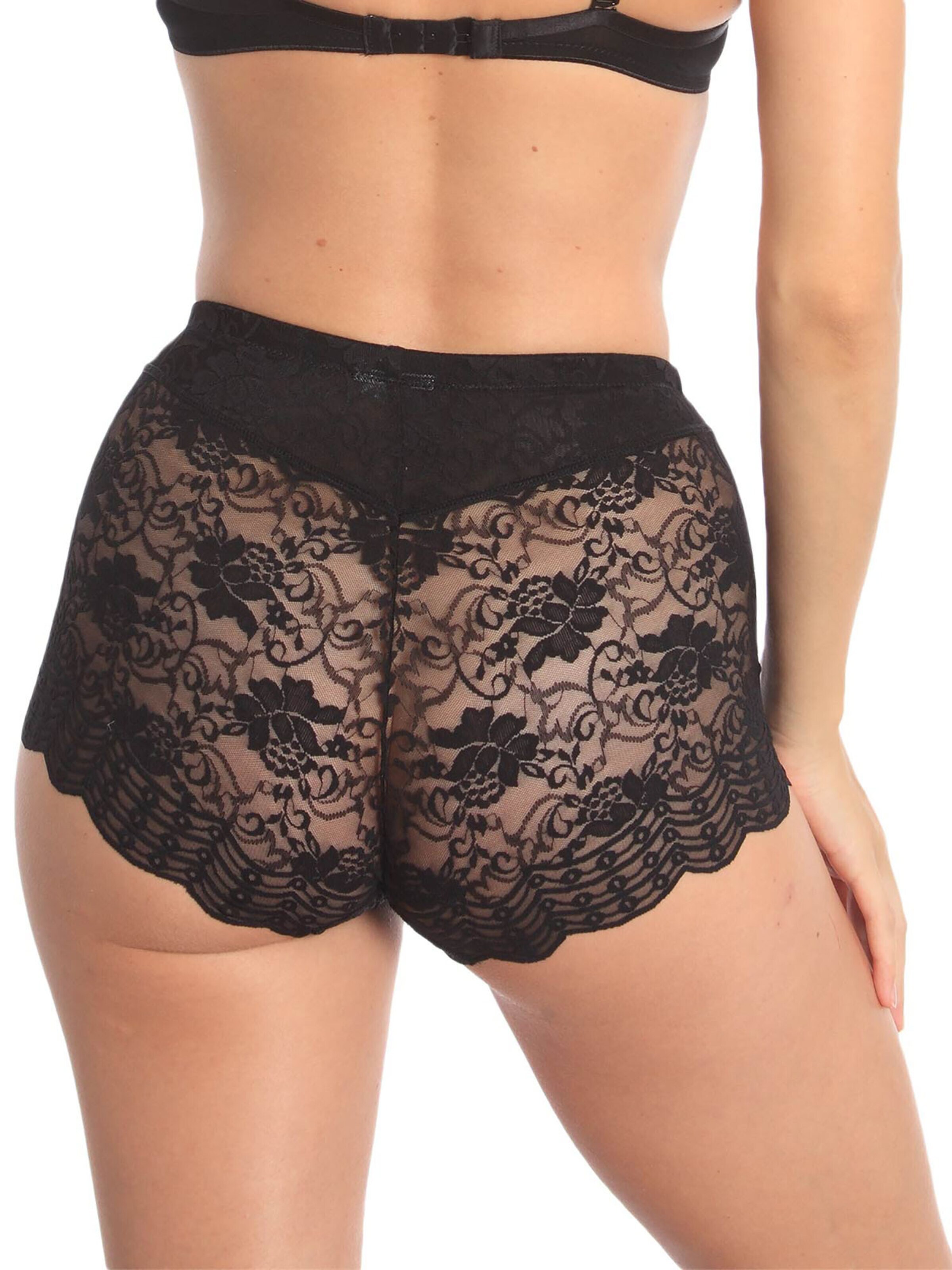 sassa Boyshorts 'Functional Lace' in Black