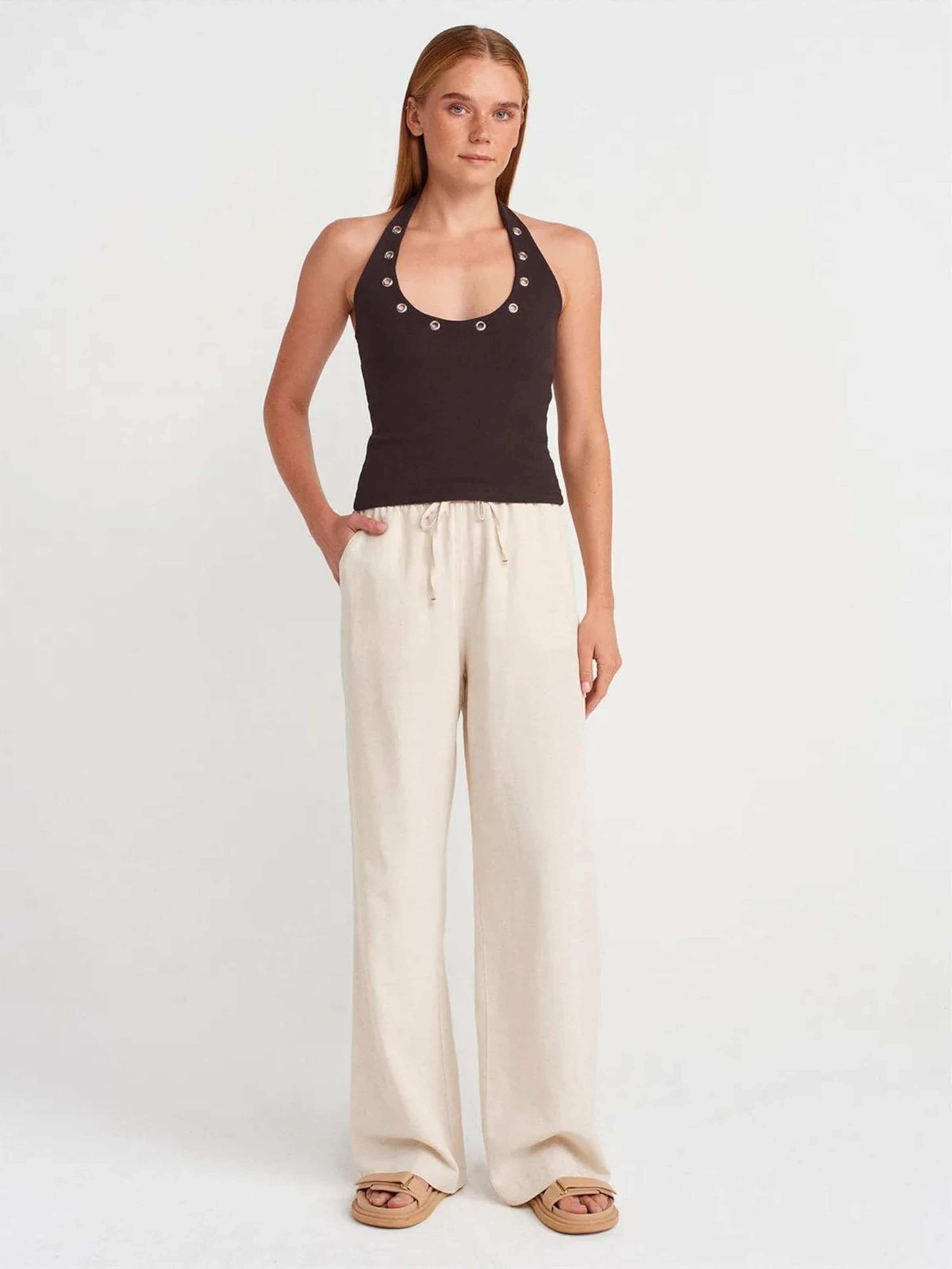 Dilvin Blouse in Brown