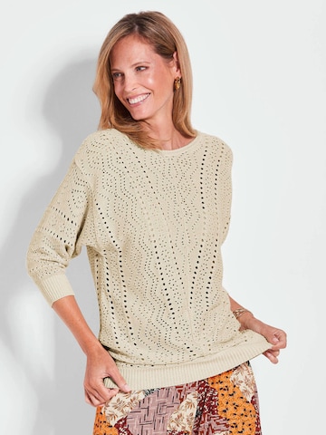 Pull-over Goldner en blanc : devant