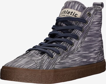 Ethletic High-Top Sneakers in Blue: front