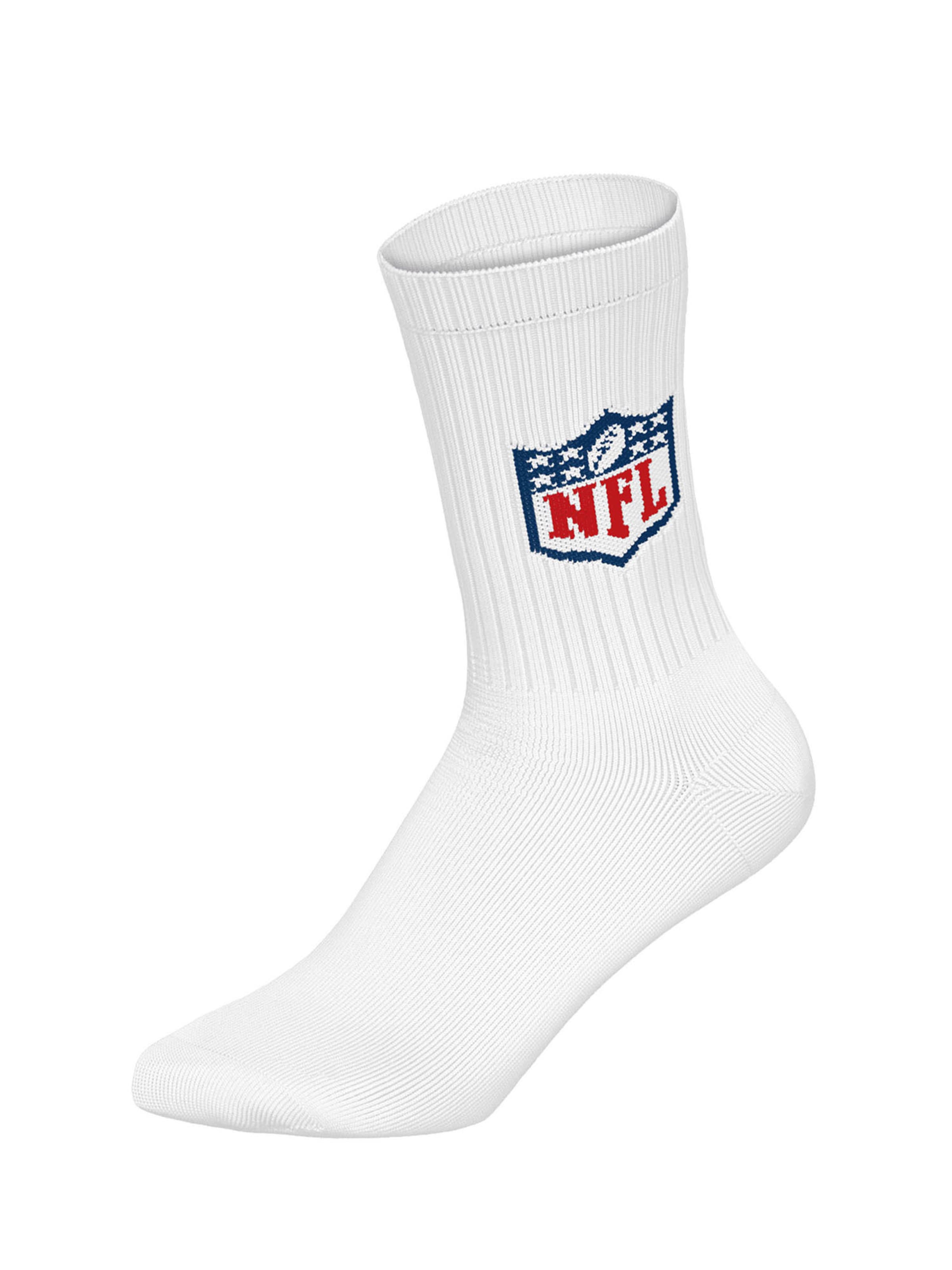 Huddle Freizeitsocken ' NFL Shield Crew ' in Weiß