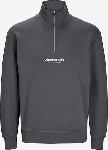 JACK & JONES Sweatshirt 'JORVesterbro' in Grey: front