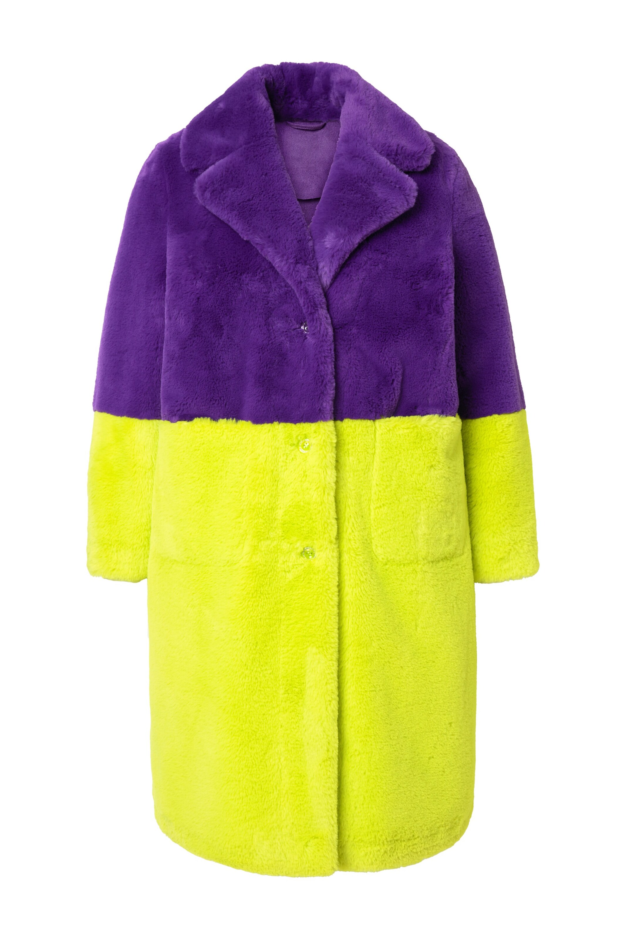 Angel of Style Wintermantel in Geel: voorkant