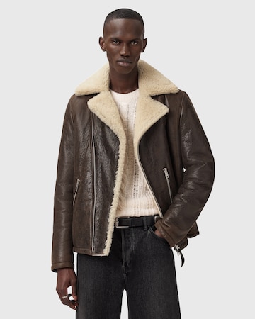 AllSaints - Chaqueta de invierno en marrón: frente