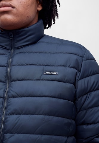 Jack & Jones Plus Átmeneti dzseki 'JJElvis' - kék