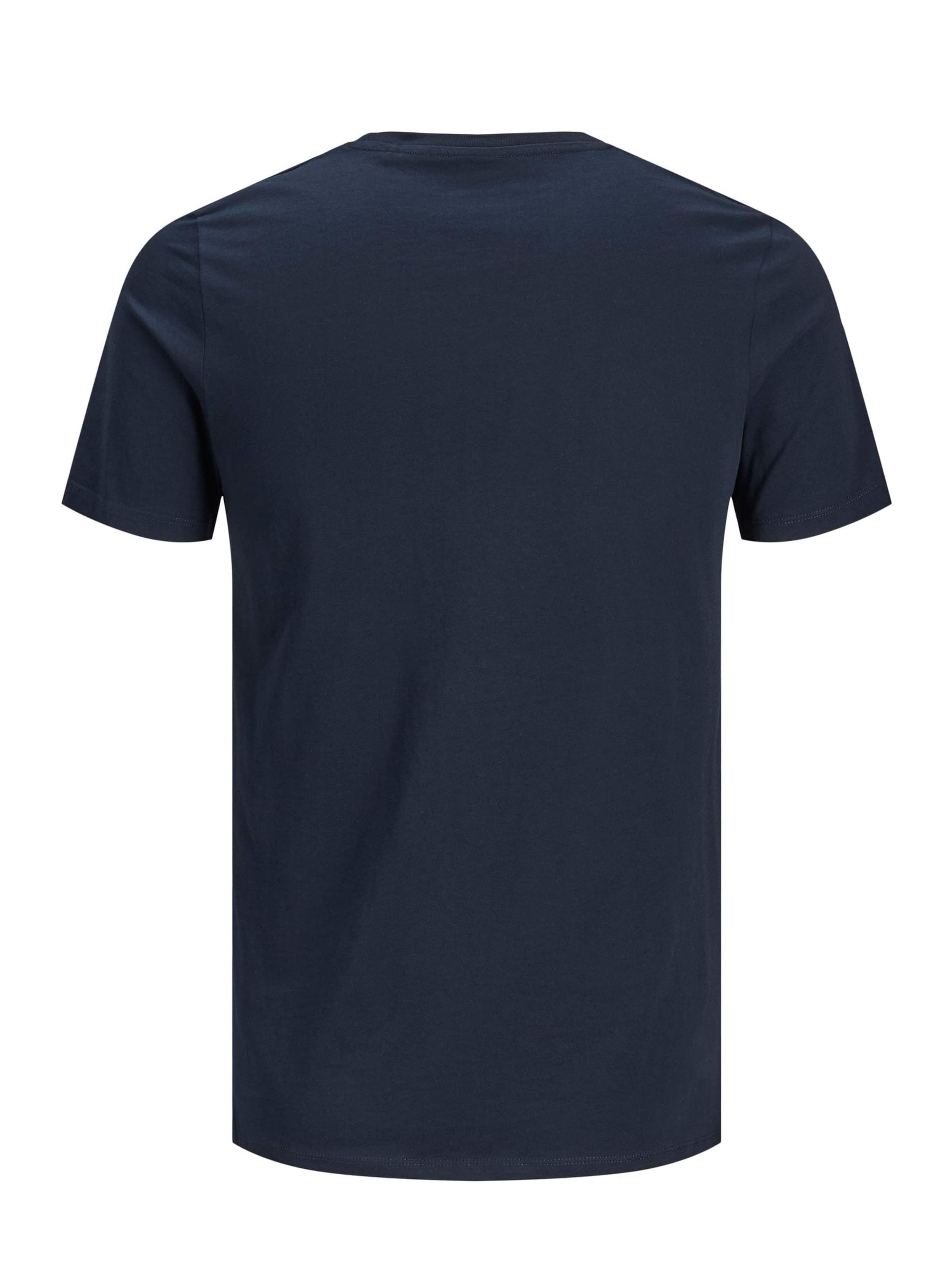 T-Shirt 'JJECorp' Jack & Jones Plus en bleu