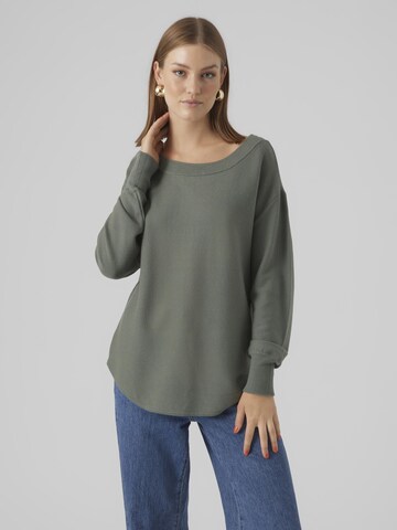 VERO MODA Sweater 'NANCY' in Green: front