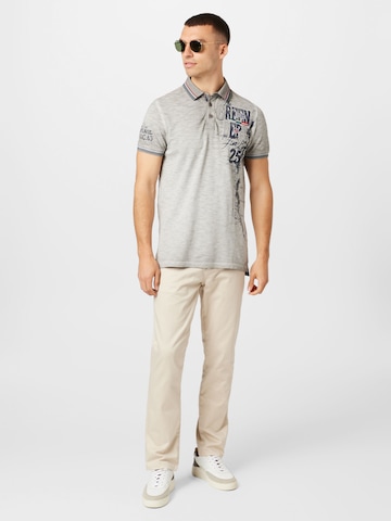 CAMP DAVID Poloshirt in Grau