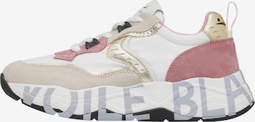 Voile blanche Lace-up shoe 'CLUB105.' in Pink: front