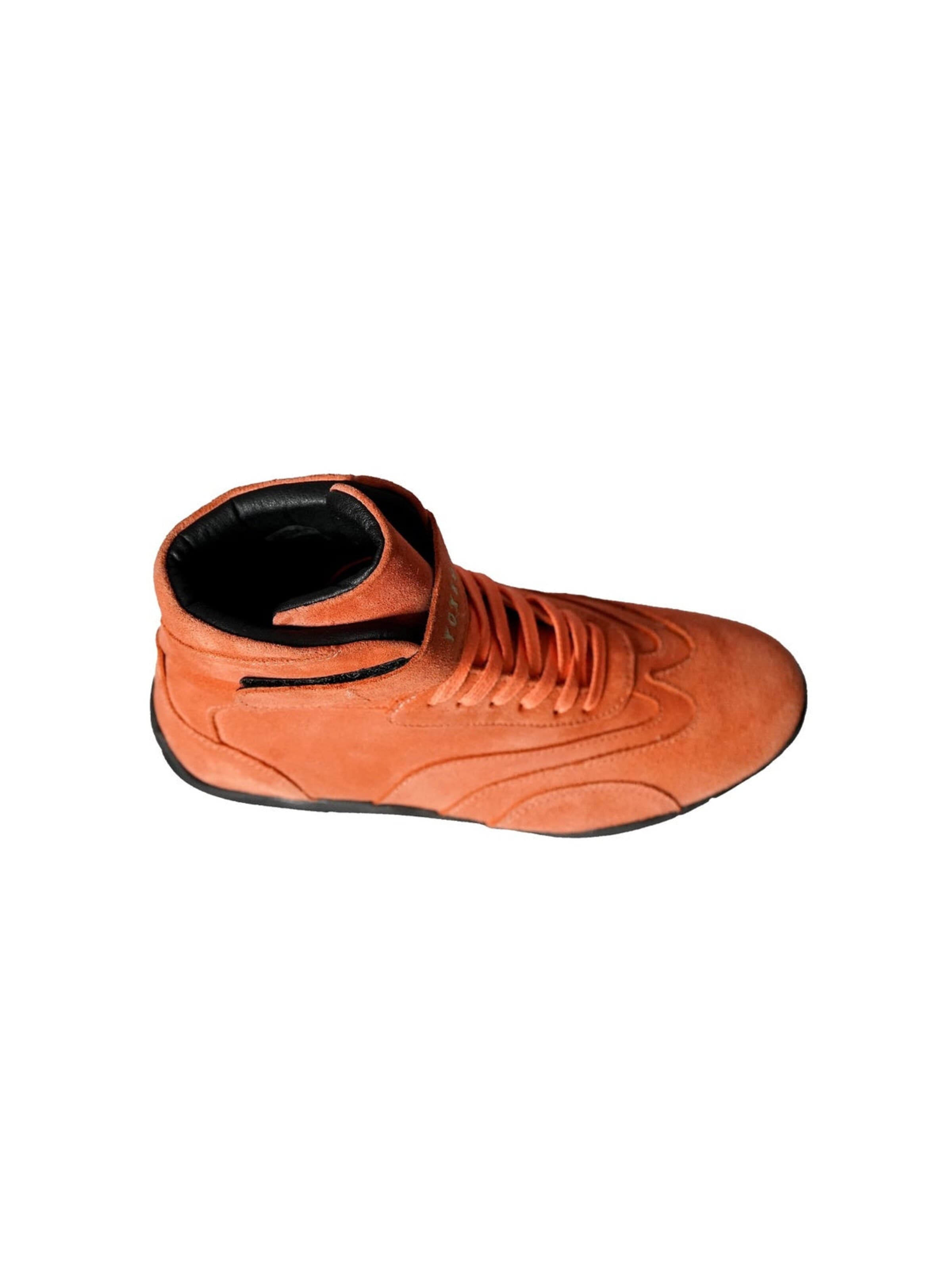 Sneaker alta 'Pat' di Yoxeone in arancione