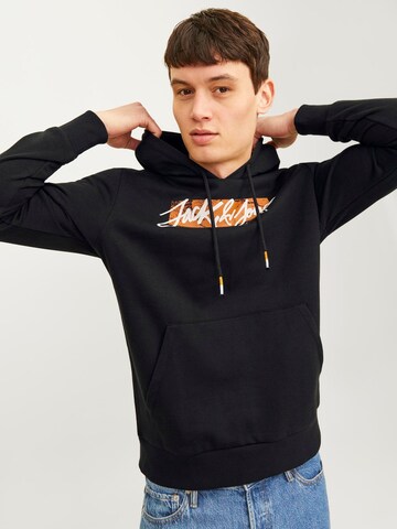 JACK & JONES Sweatshirt 'JJTiley' in Zwart