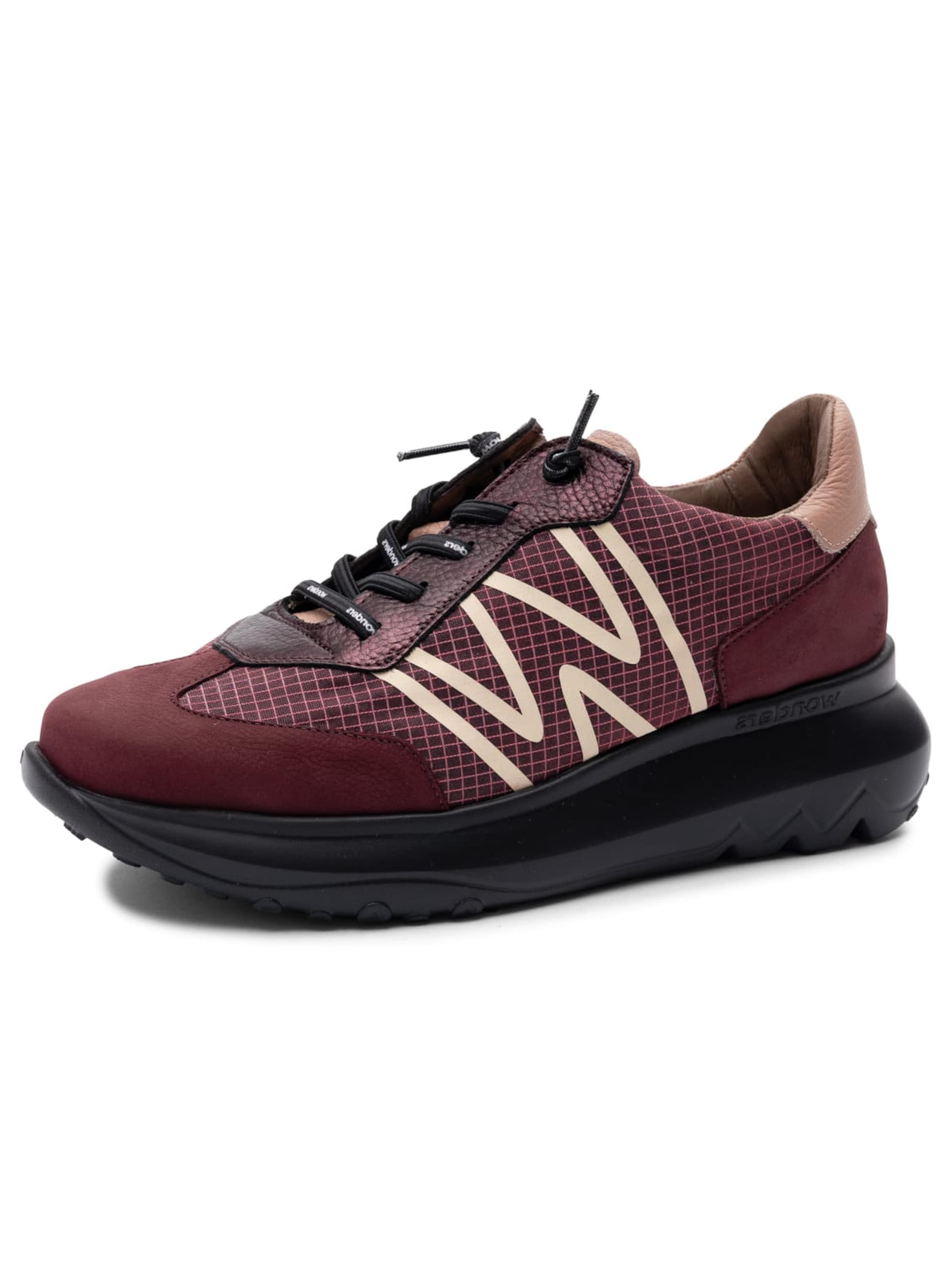 Wonders Sneakers 'Vino' in Red: front
