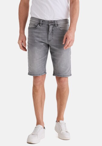 Stooker Men Slimfit Shorts in Silber: Vorderseite