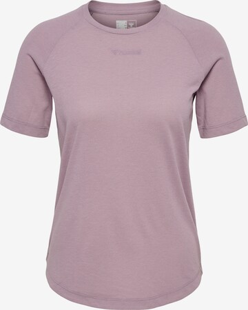 T-shirt fonctionnel 'Vanja' Hummel en rose : devant