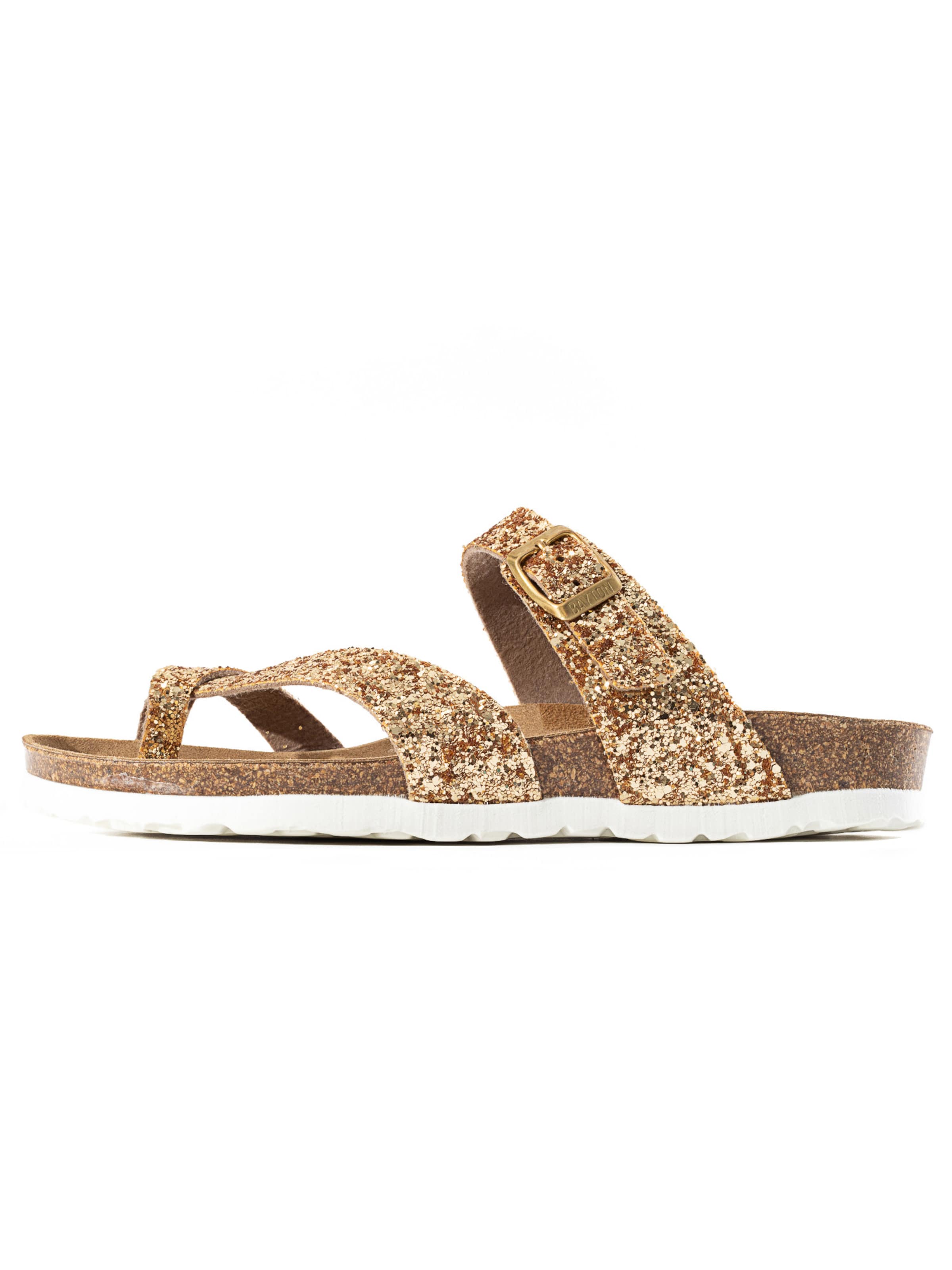 Bayton Mule 'Diane' in Gold: front