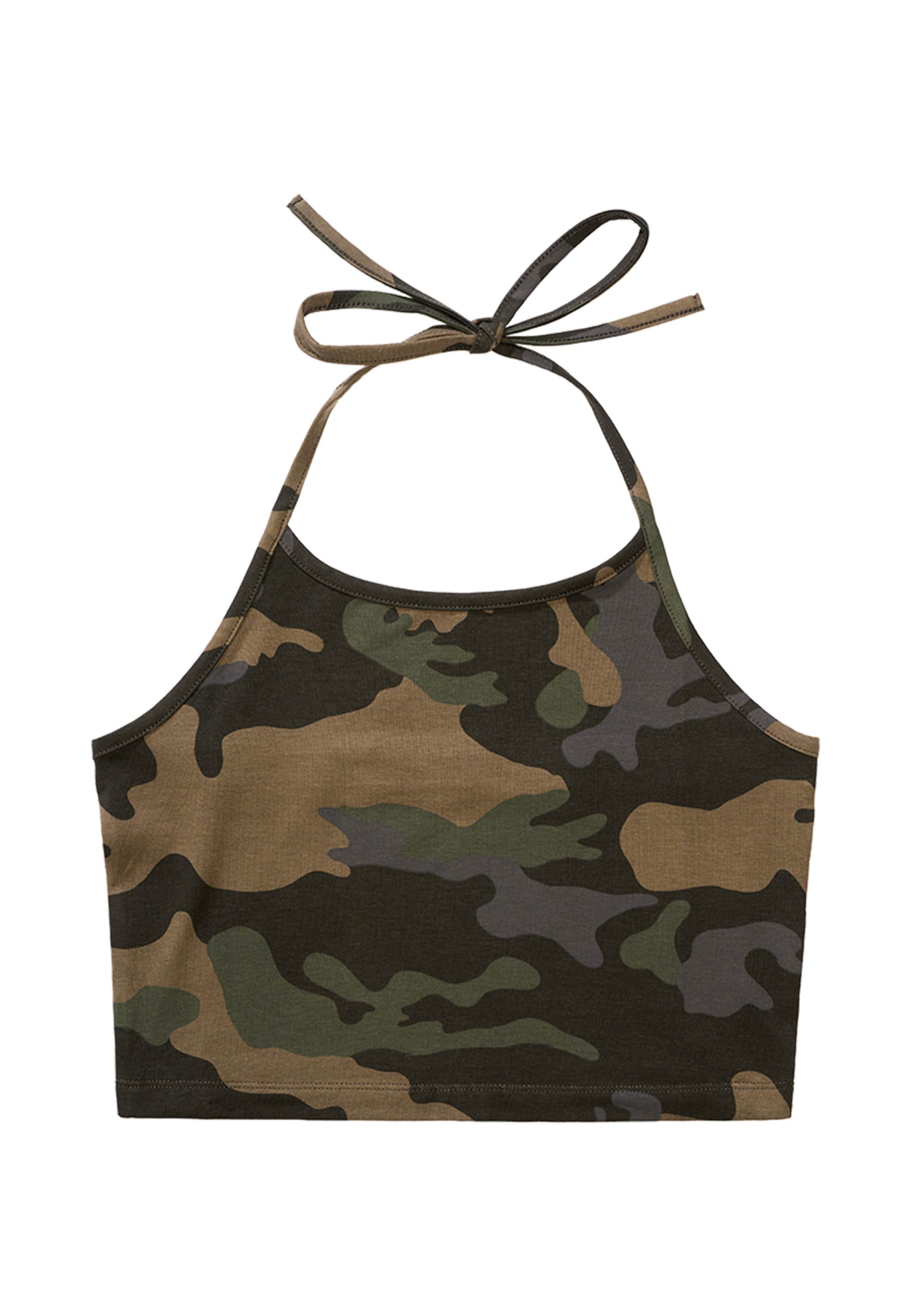 Brandit Top in Schwarz: Vorderseite