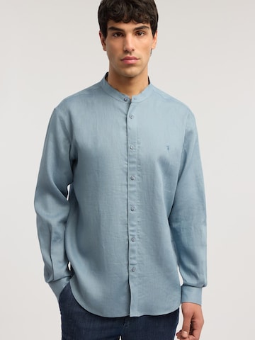 Coupe regular Chemise Trussardi en bleu : devant
