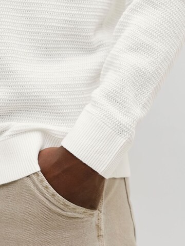 JACK & JONES Pullover 'JPRBLURiley' in Weiß