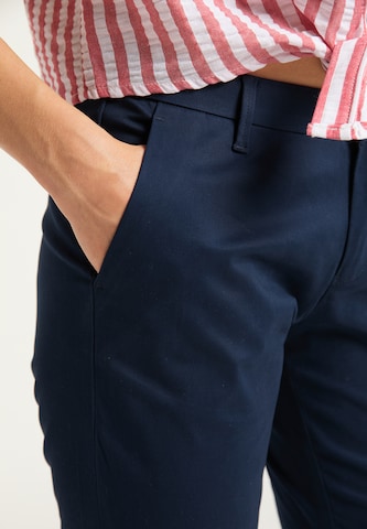 DreiMaster Maritim Slimfit Broek in Blauw