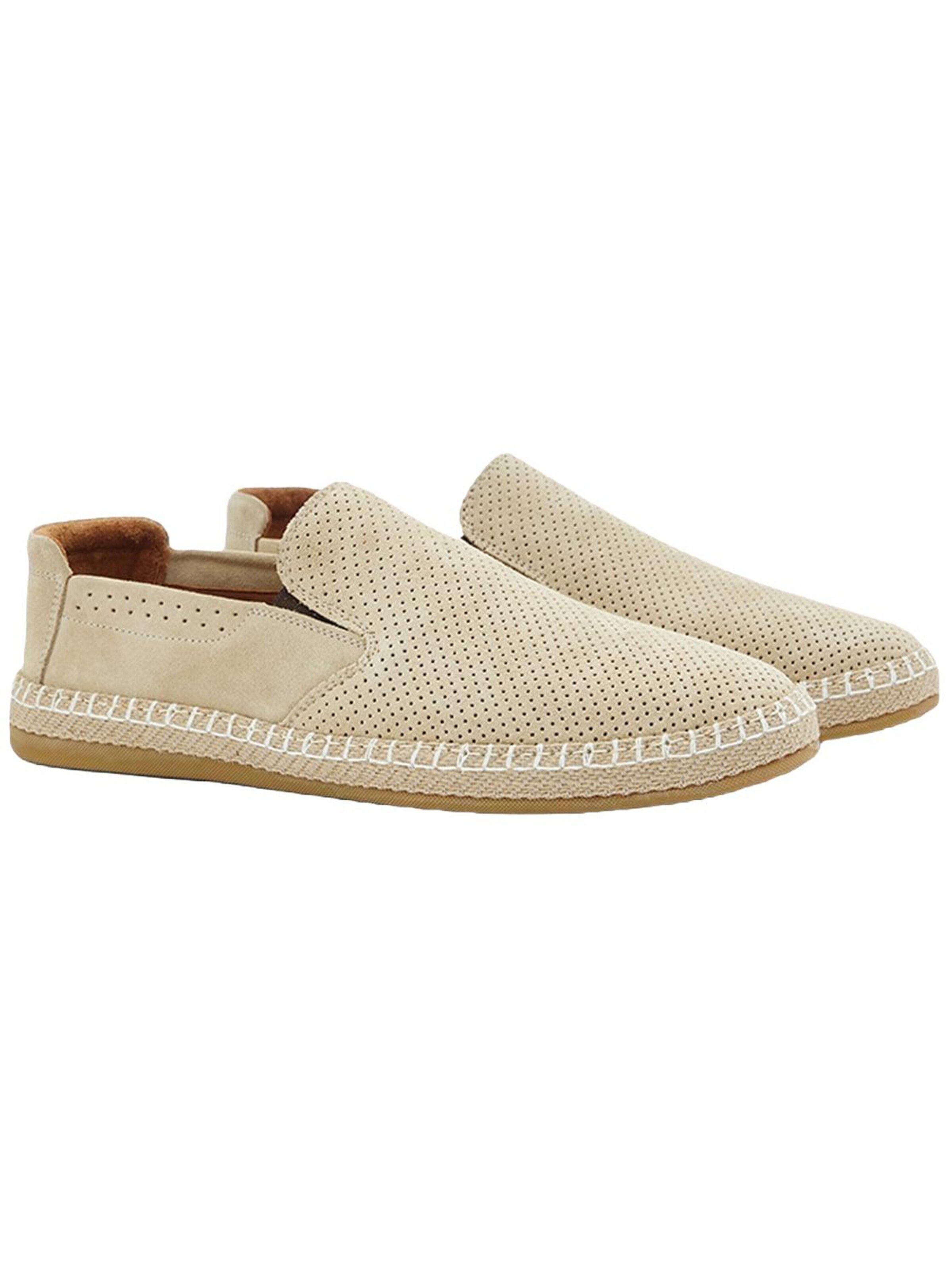 Chaussure basse 'Loafer' Desa en beige : devant