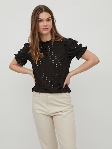 VILA Blouse 'Kawa' in Zwart: voorkant