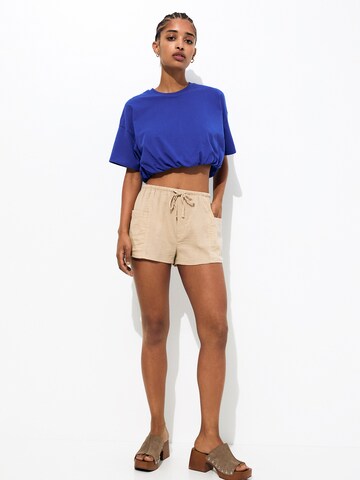 Pull&Bear Regular Broek in Beige