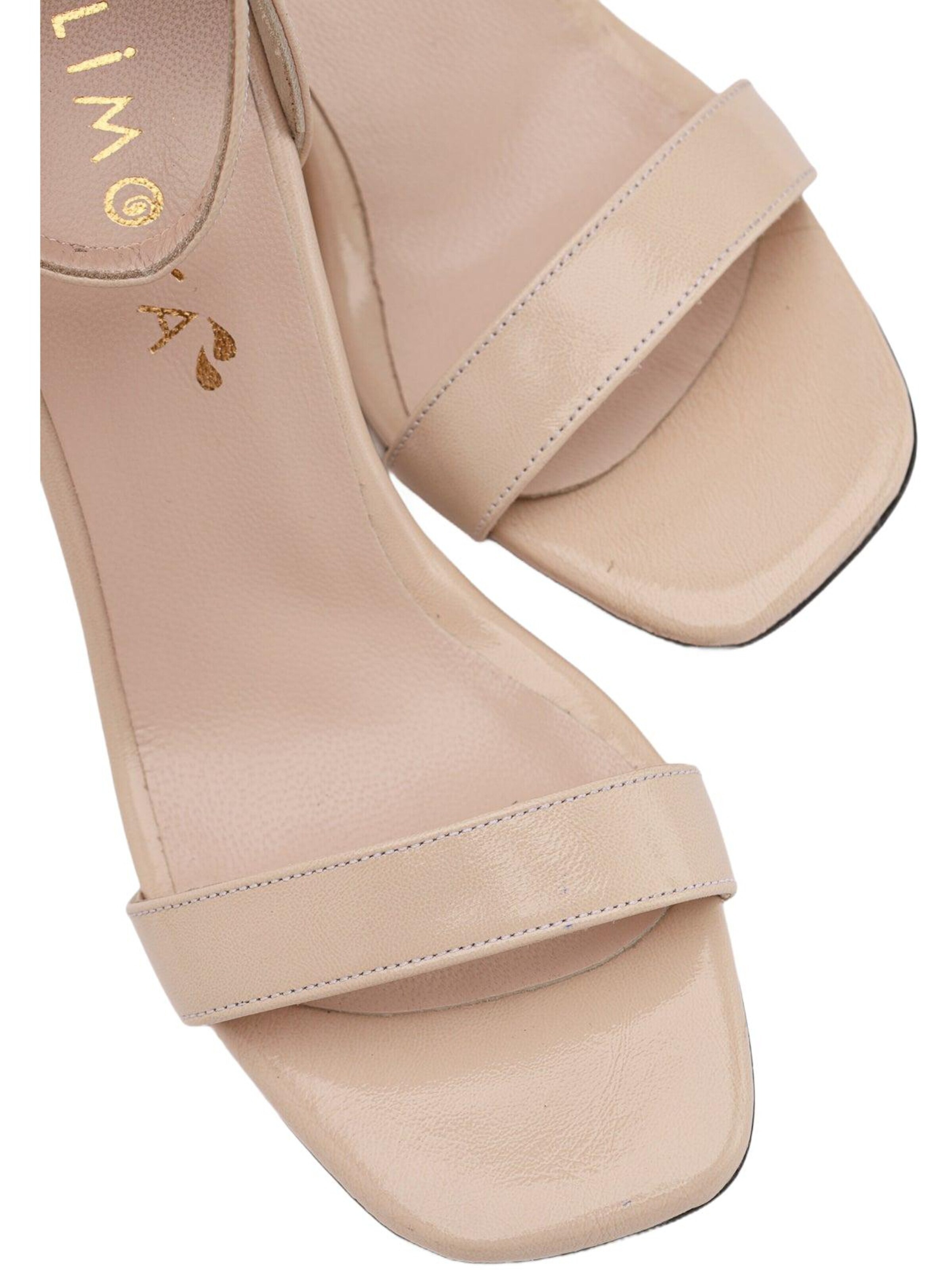Limoya Slingpumps 'Limoya Erika Damenschuhe aus echtem Leder mit 8 cm Absatz'‌‌‌‌‌‌ in Beige